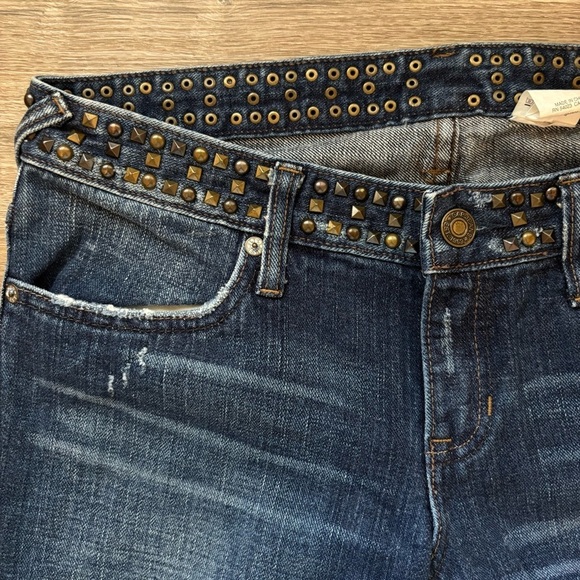 Gap Stud Waist Bootcut Low Rise Denim Jeans Women’s 6 Regular - Picture 5 of 10